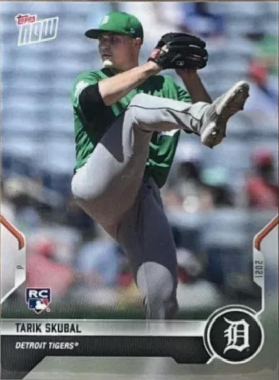 Tarik Skubal #OD-115 Baseball Cards 2021 Topps Now Road to Opening Day