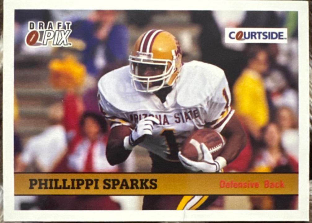 Phillippi Sparks #39 Football Cards 1992 Courtside