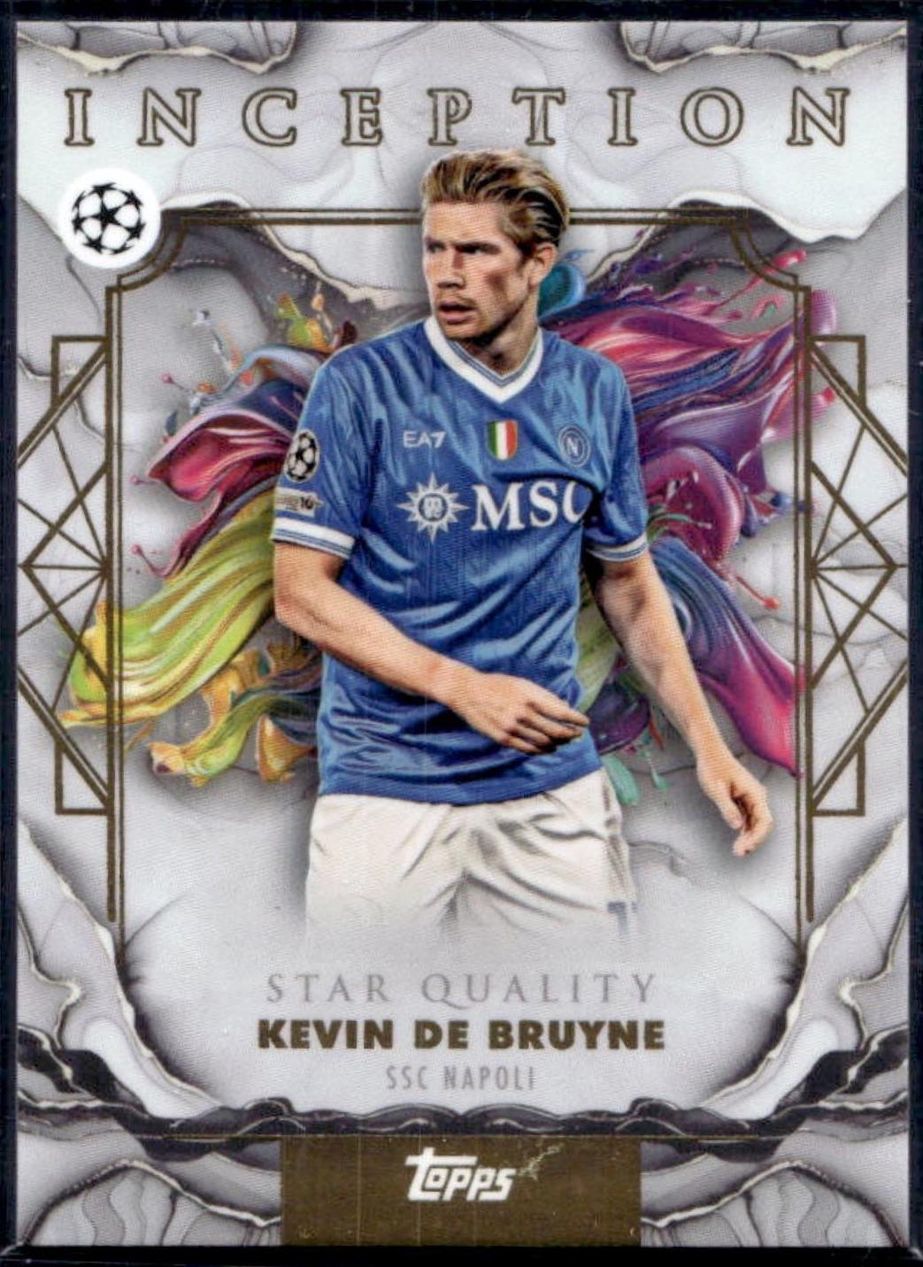 Kevin de Bruyne #87 2025 Topps Inception UEFA