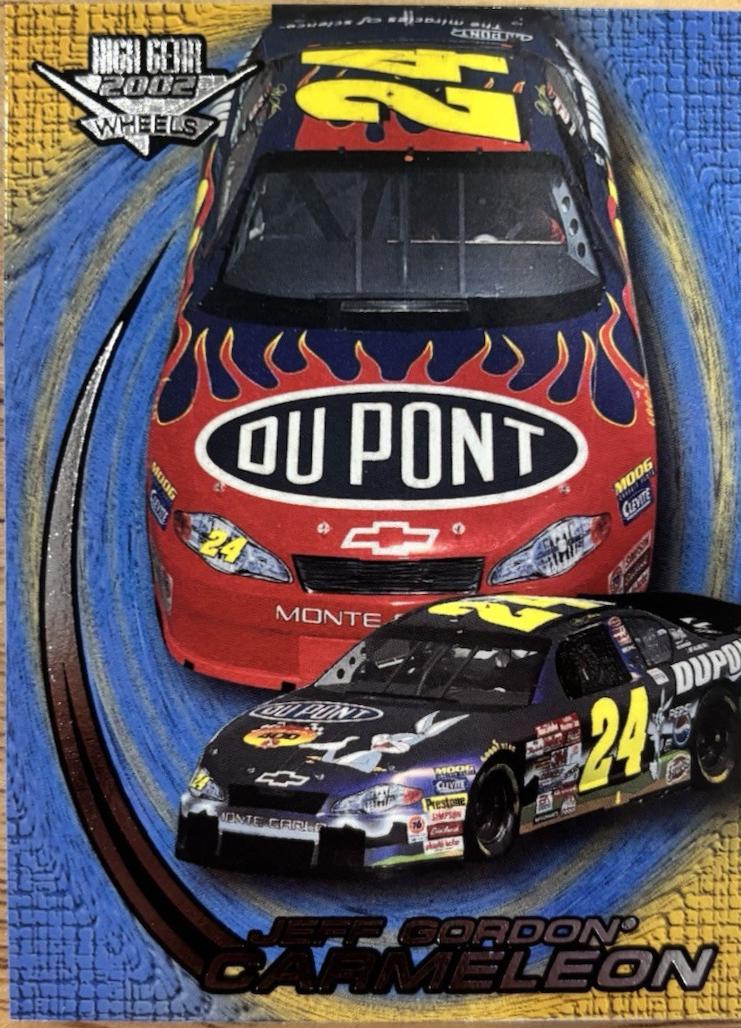 Jeff Gordon #47 Racing Cards 2002 Wheels High Gear