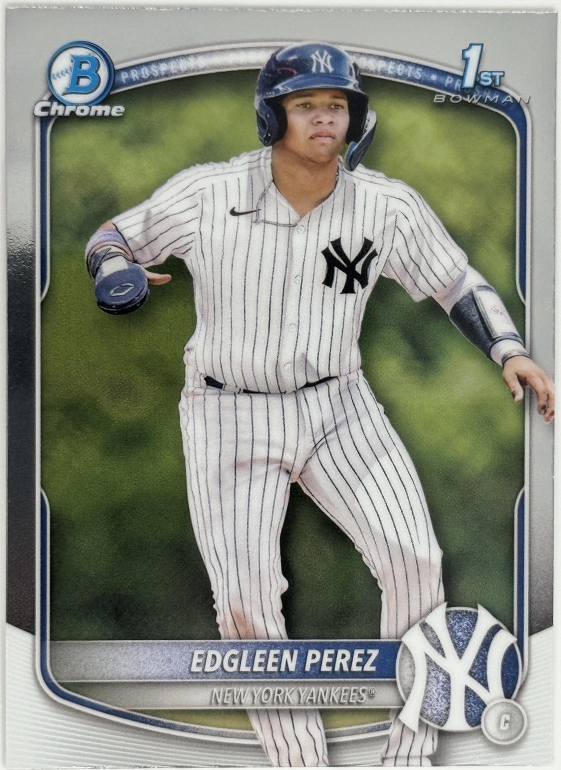 Edgleen Perez #BCP-80 Baseball Cards 2025 Bowman Chrome Prospects