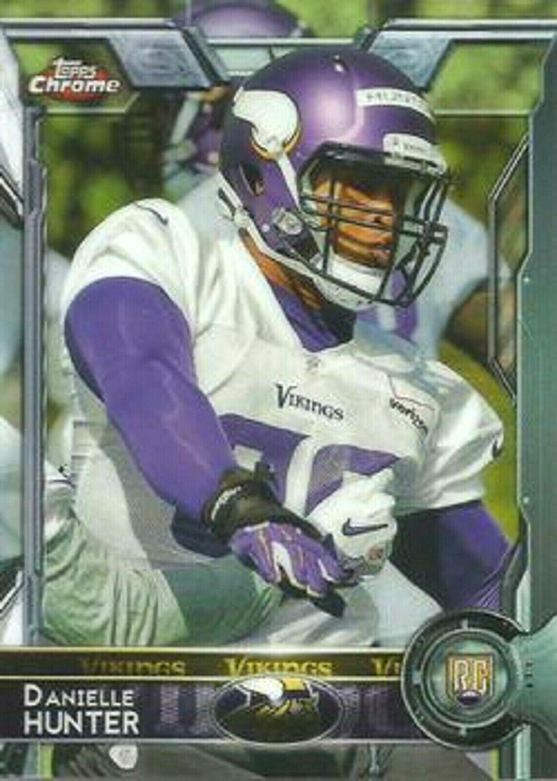 Danielle Hunter #173 Football Cards 2015 Topps Chrome
