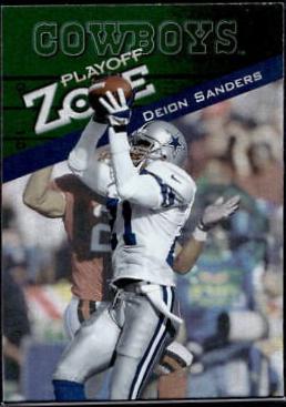 Deion Sanders #24 Football Cards 1997 Playoff Zone