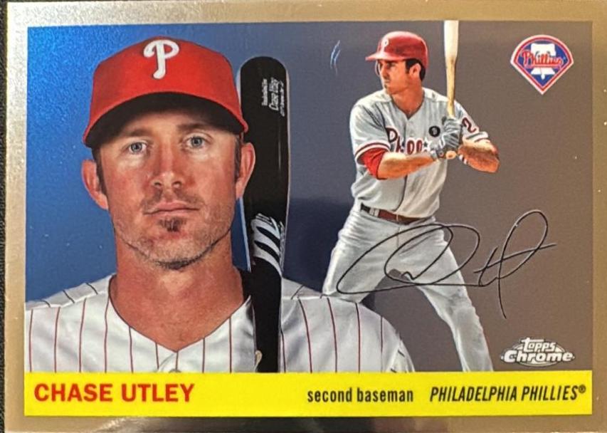 Chase Utley #479 2025 Topps Chrome Platinum Baseball
