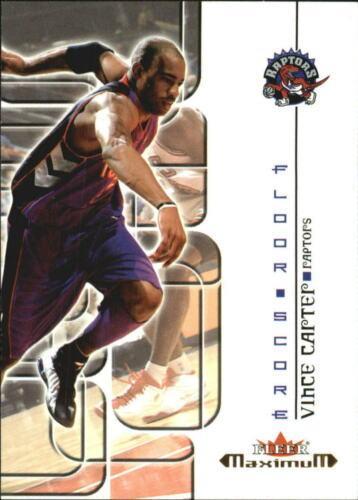 Vince Carter #10 Basketball Cards 2001 Fleer Maximum Floor Score