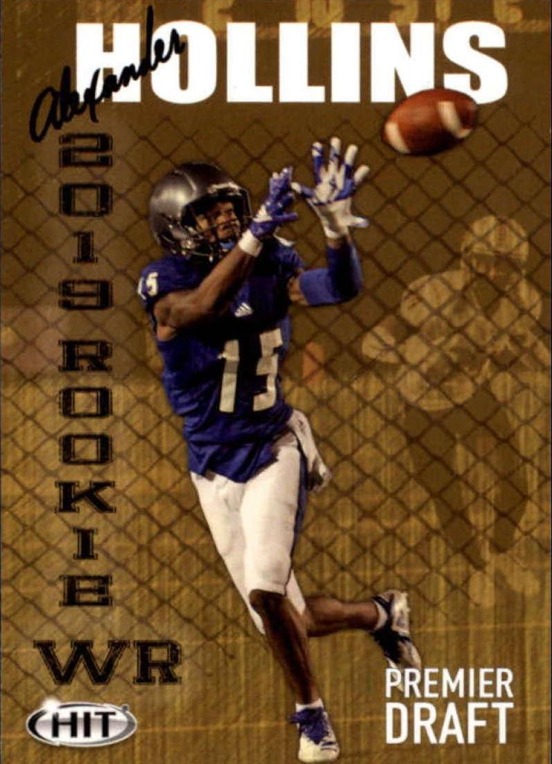 Alexander Hollins #108 Football Cards 2019 Sage Hit