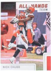 Nick Chubb #AHT-2 Prices | 2019 Panini Score All Hands Team