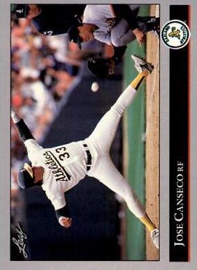 Jose Canseco #267 Baseball Cards 1992 Leaf