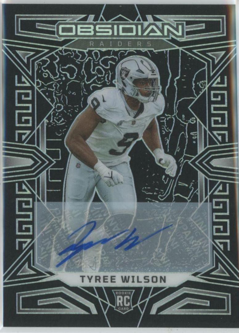 Tyree Wilson #158 2023 Panini Obsidian Signature Football