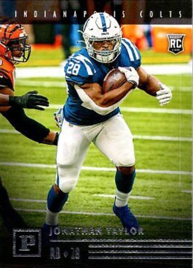 Jonathan Taylor #PA-12 Football Cards 2020 Panini Chronicles Panini