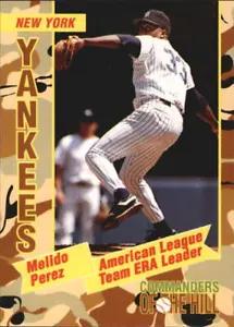 Melido Perez #11 Baseball Cards 1993 Topps Commanders of the Hill