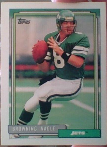 Browning Nagle #704 Football Cards 1992 Topps