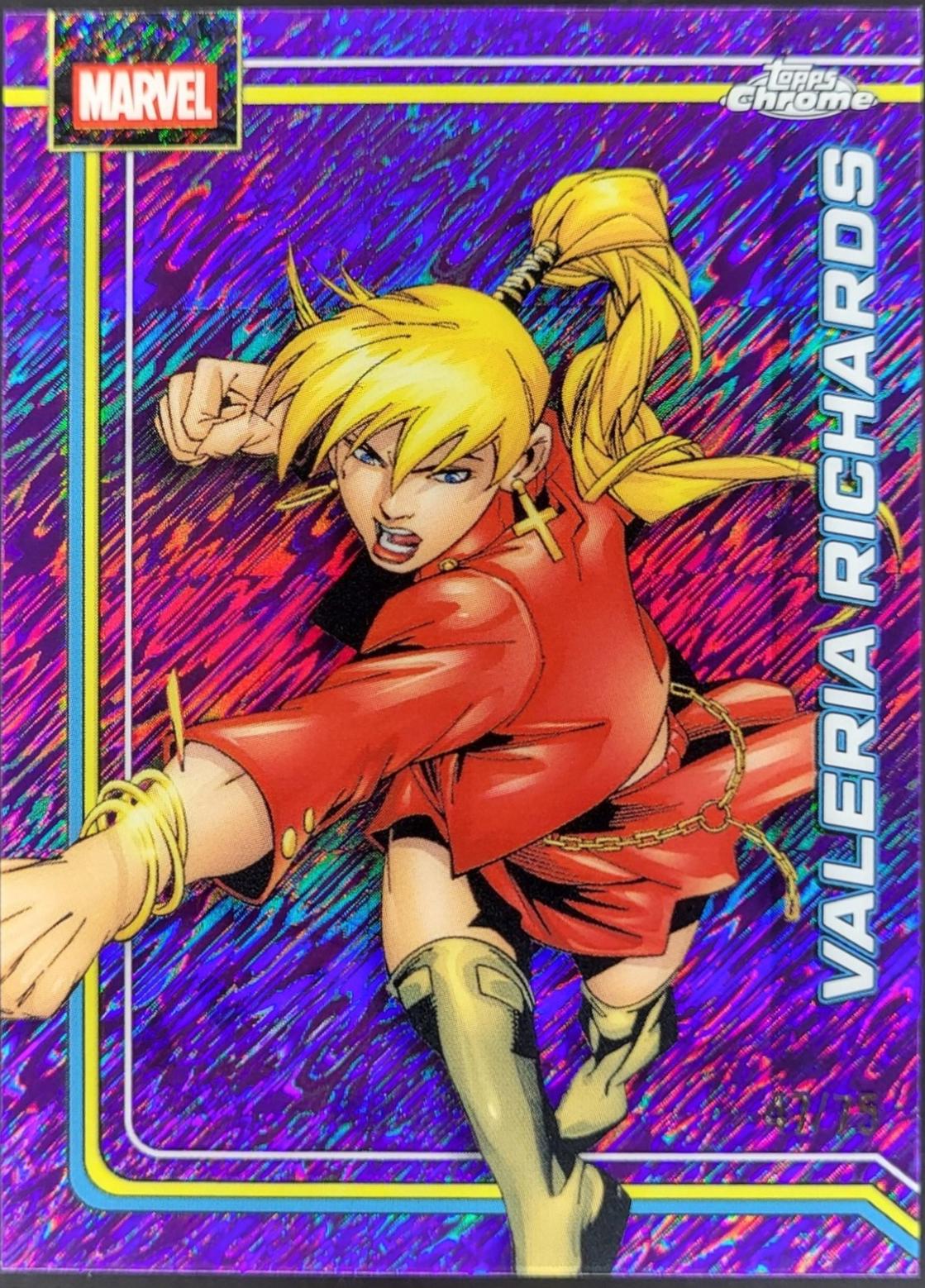 Valeria Richards Purple Shimmer Refractor