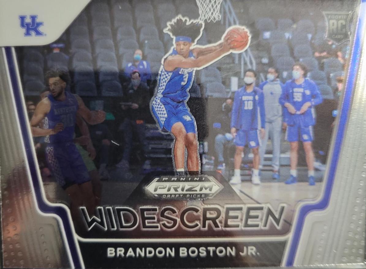 Brandon Boston Jr #13 Basketball Cards 2021 Panini Prizm Draft Picks Widescreen