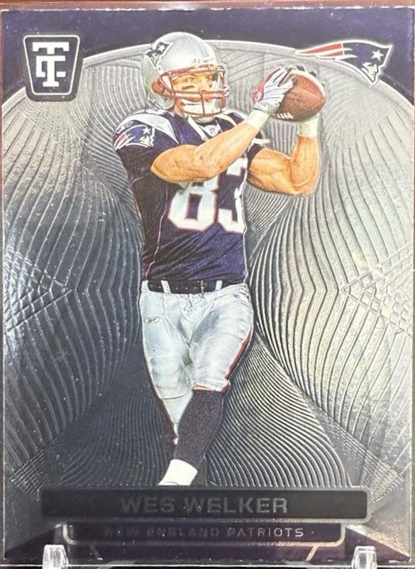 Wes Welker #187 2024 Panini Totally Certified Football