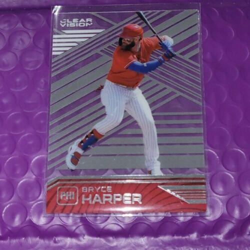 Bryce Harper #3 Baseball Cards 2021 Panini Chronicles Clear Vision