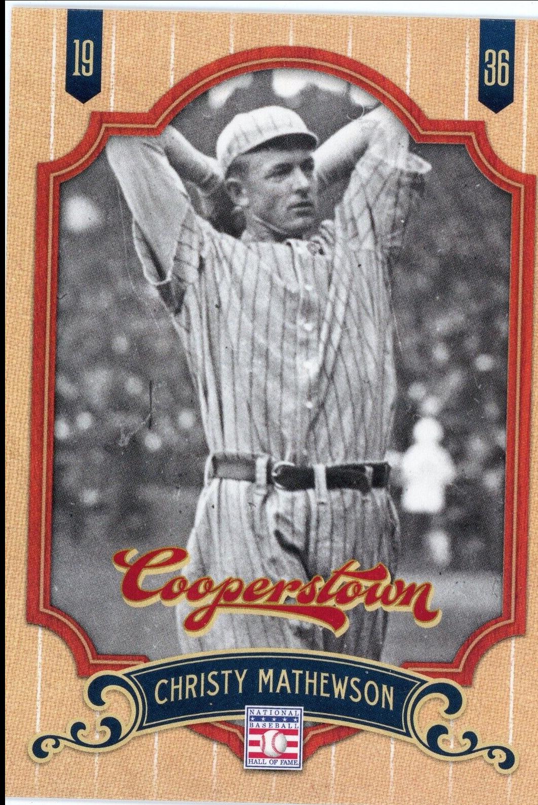 Christy Mathewson #4 Baseball Cards 2012 Panini Cooperstown