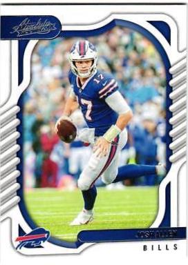 Josh Allen #25 Football Cards 2022 Panini Absolute