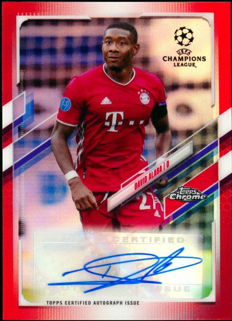 David Alaba [Red Refractor] #CA-DA