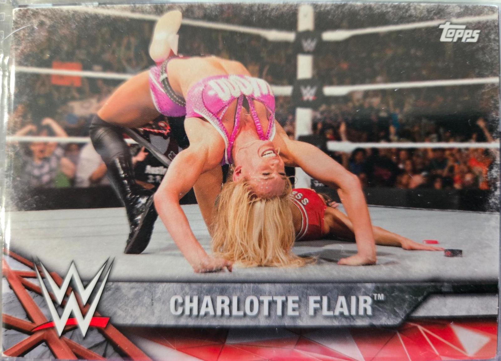 Charlotte Flair #P2 Wrestling Cards 2017 Topps WWE Promo
