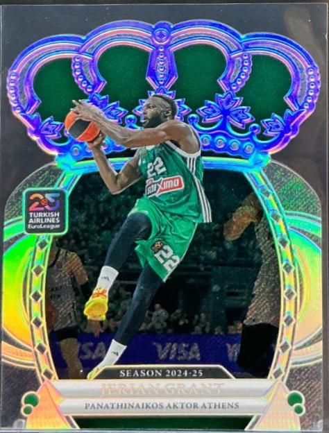 Jerian Grant #23 2024 Panini Crown Royale Euroleague Basketball