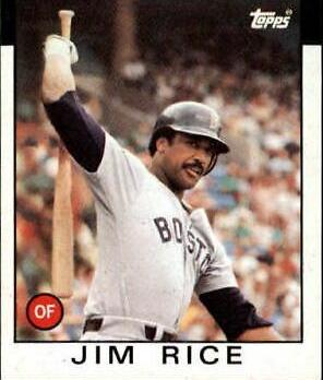 Jim Rice #320 Baseball Cards 1986 Topps