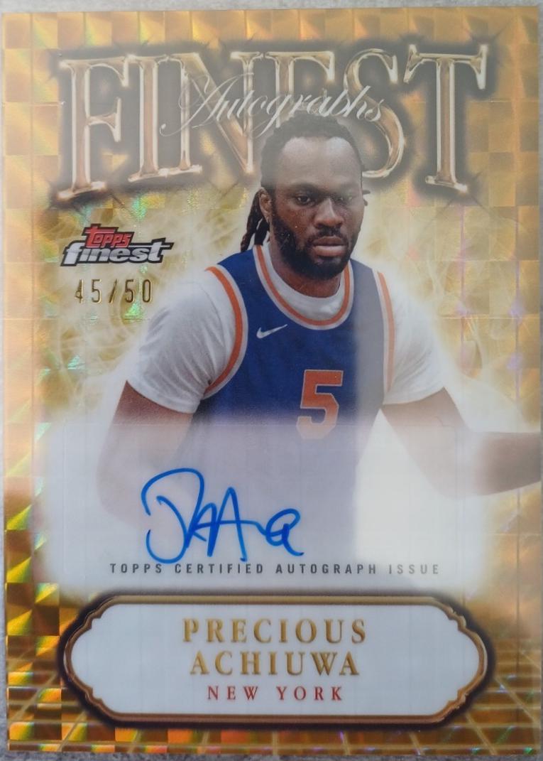 Precious Achiuwa [Gold Geometric Refractor] #FA-PA