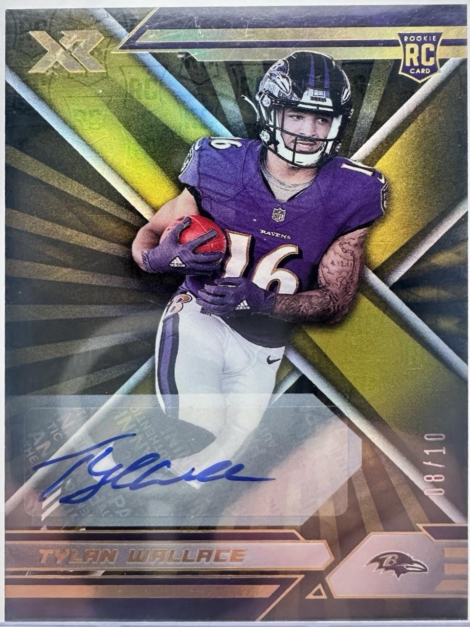 Tylan Wallace [Gold] #183 Prices | 2021 Panini XR | Football Cards