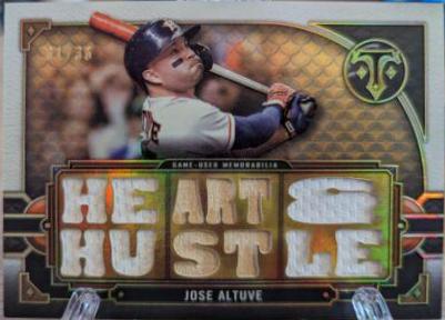 Jose Altuve #TTR-JOA2 2022 Topps Triple Threads Baseball Relics
