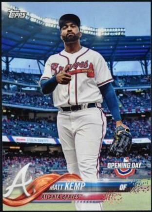 Matt Kemp #11 Baseball Cards 2018 Topps Opening Day