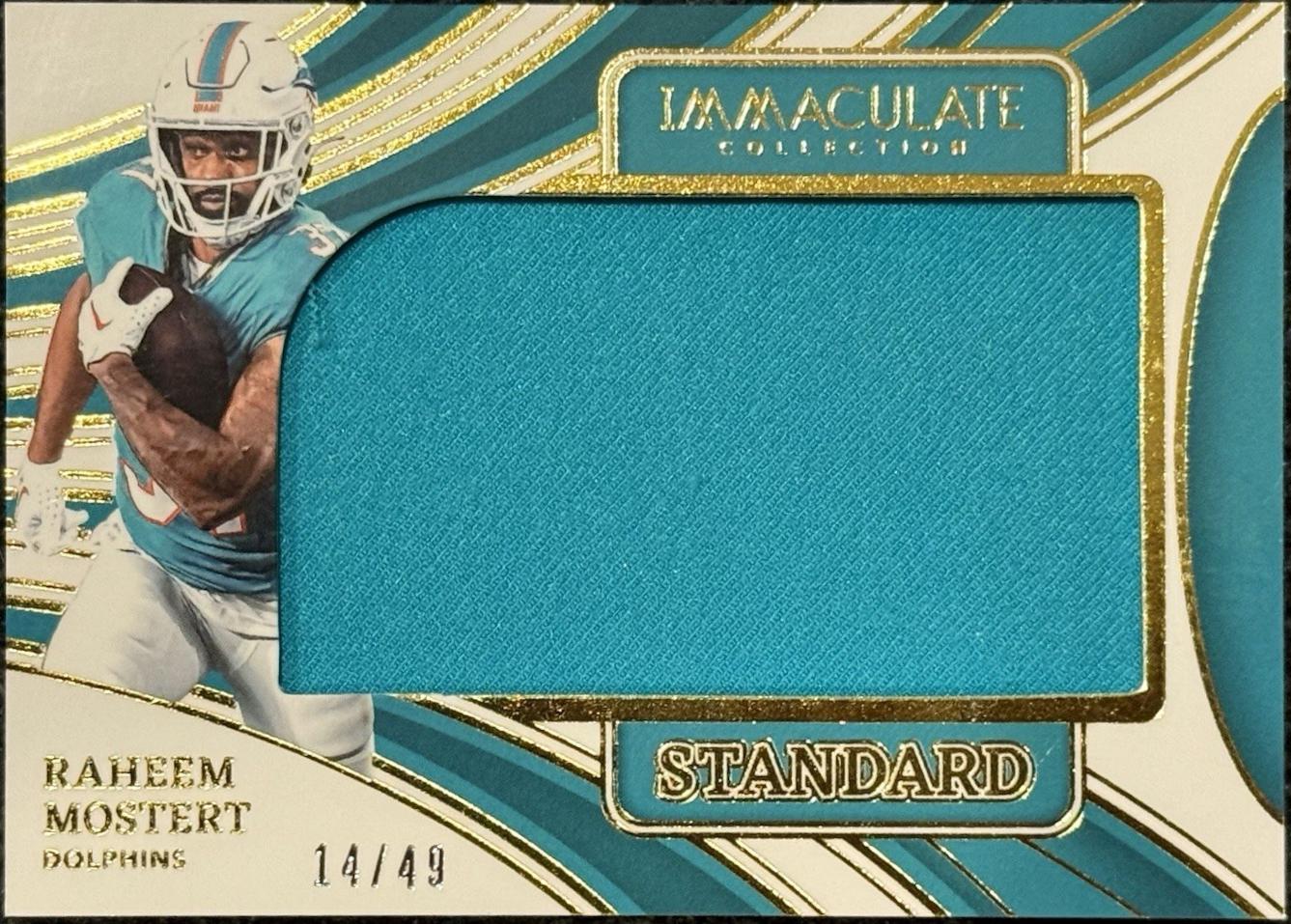 Raheem Mostert #41 2024 Panini Immaculate Standard Jersey Football