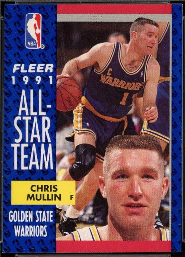 chris mullin Basketball Cards 1991 Fleer
