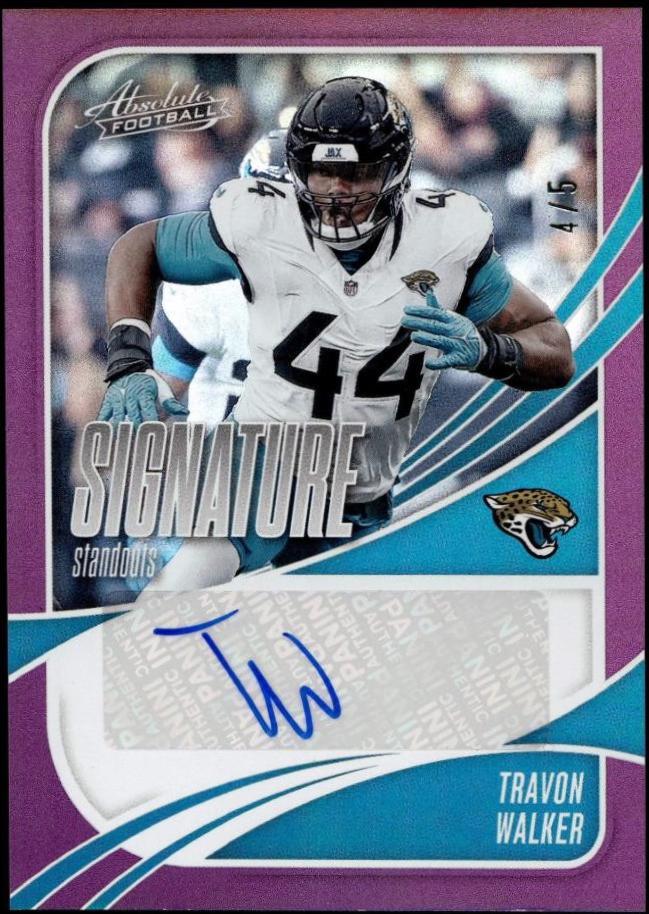 Travon Walker [Purple] #SS-TWR Prices | 2025 Panini Absolute