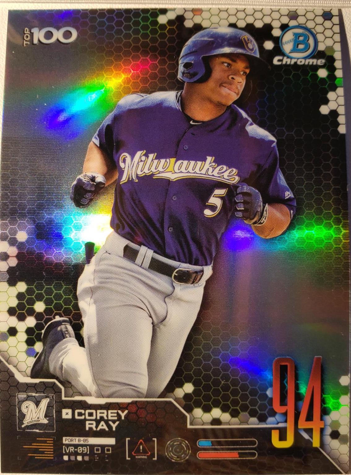 Corey Ray 2019 Bowman Top Player #94 #BTP-94 Baseball Cards 2019 Bowman's Best Top Prospects