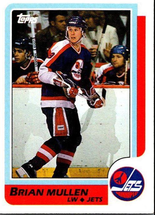 Brian Mullen #38 Hockey Cards 1986 Topps