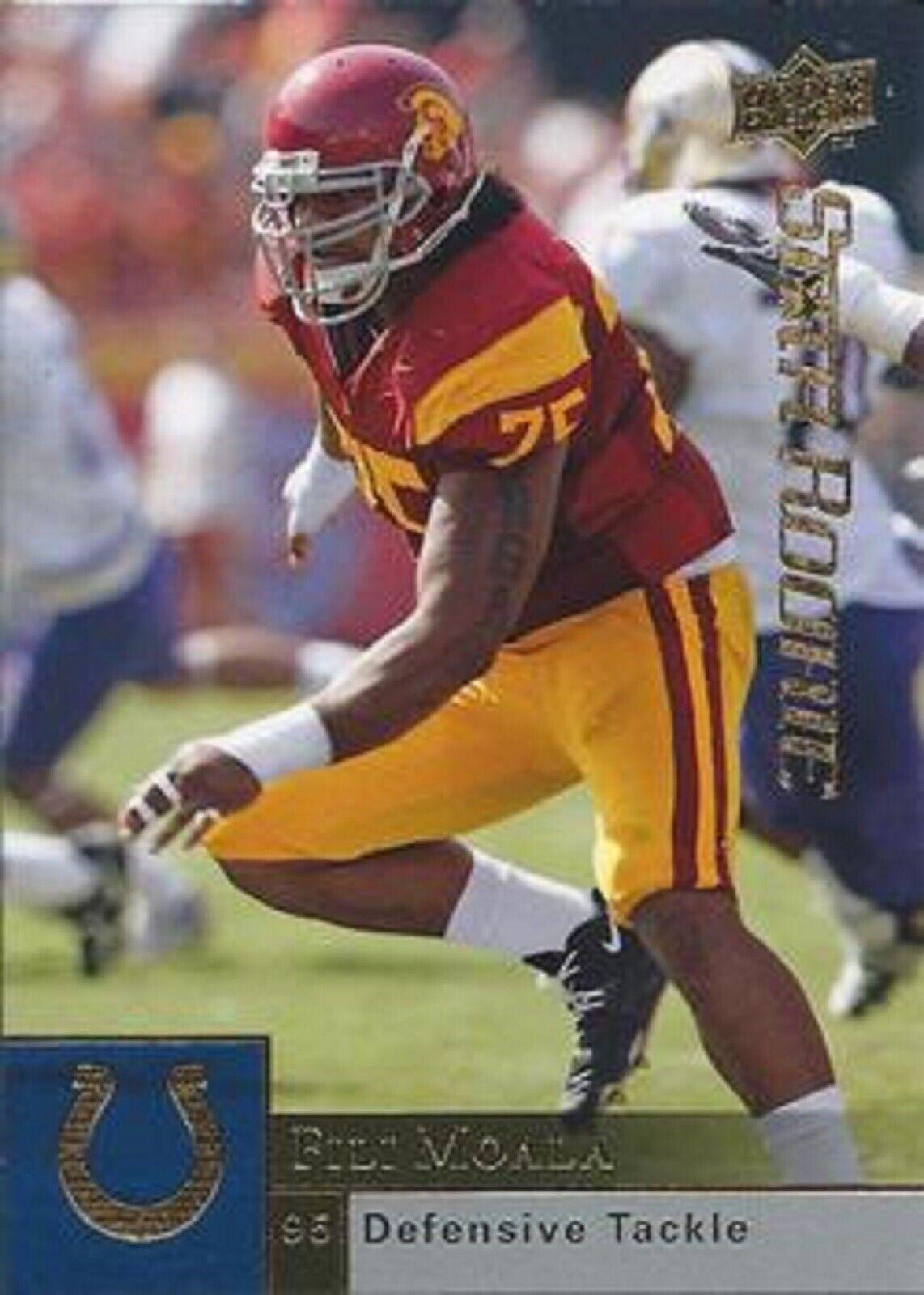 Fili Moala #231 Football Cards 2009 Upper Deck