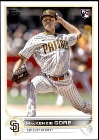 MacKenzie Gore #US81 Baseball Cards 2022 Topps Update