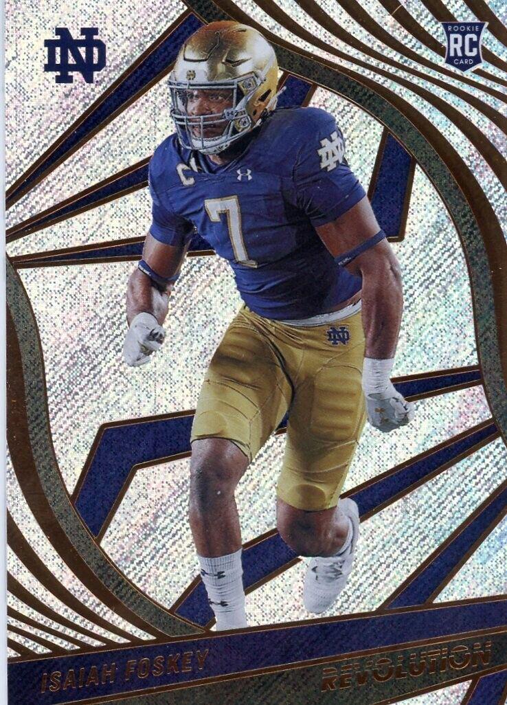 Isaiah Foskey #55 Football Cards 2023 Panini Chronicles Draft Picks Revolution