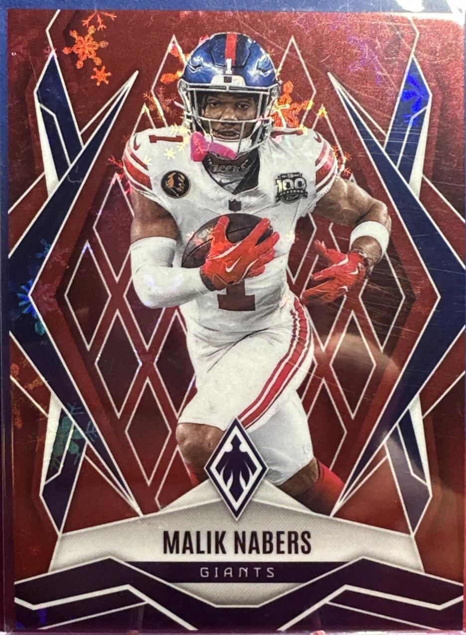 2025 Malik Nabers [Red Winter] #143
