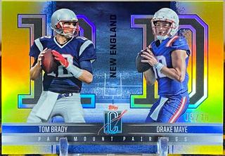 Drake Maye / Tom Brady