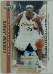 LeBron James [Gold] #19 Basketball Cards 2003 Upper Deck Phenomenal Beginning Prices