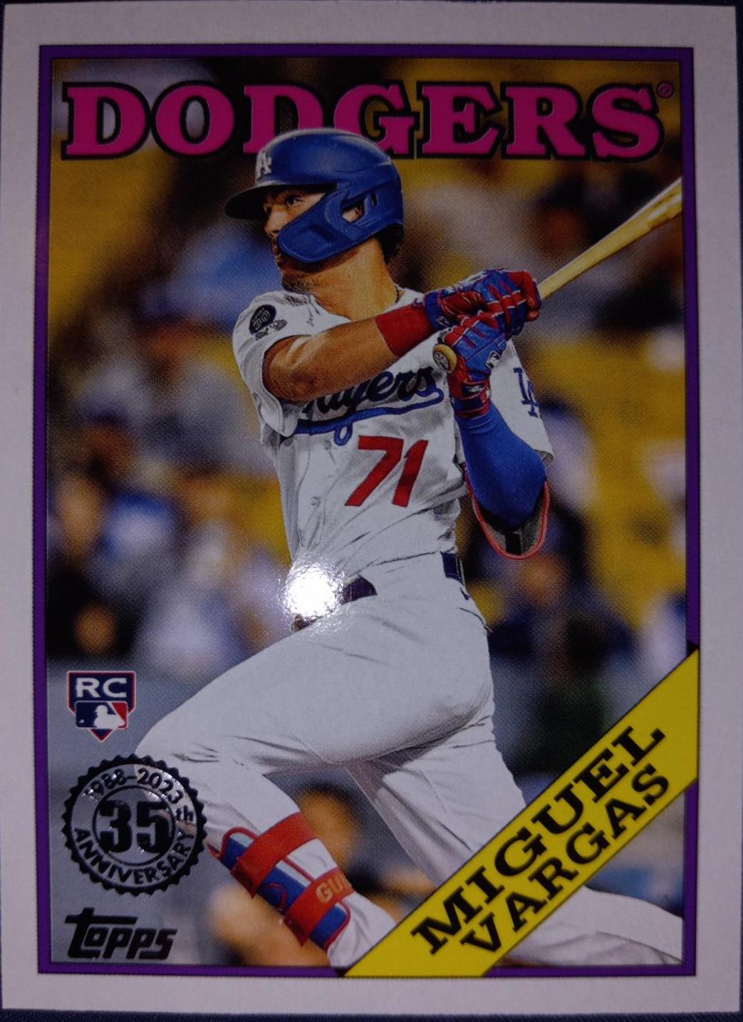 Miguel Vargas #2T88-33 Baseball Cards 2023 Topps Series 2 1988 35th Anniversary