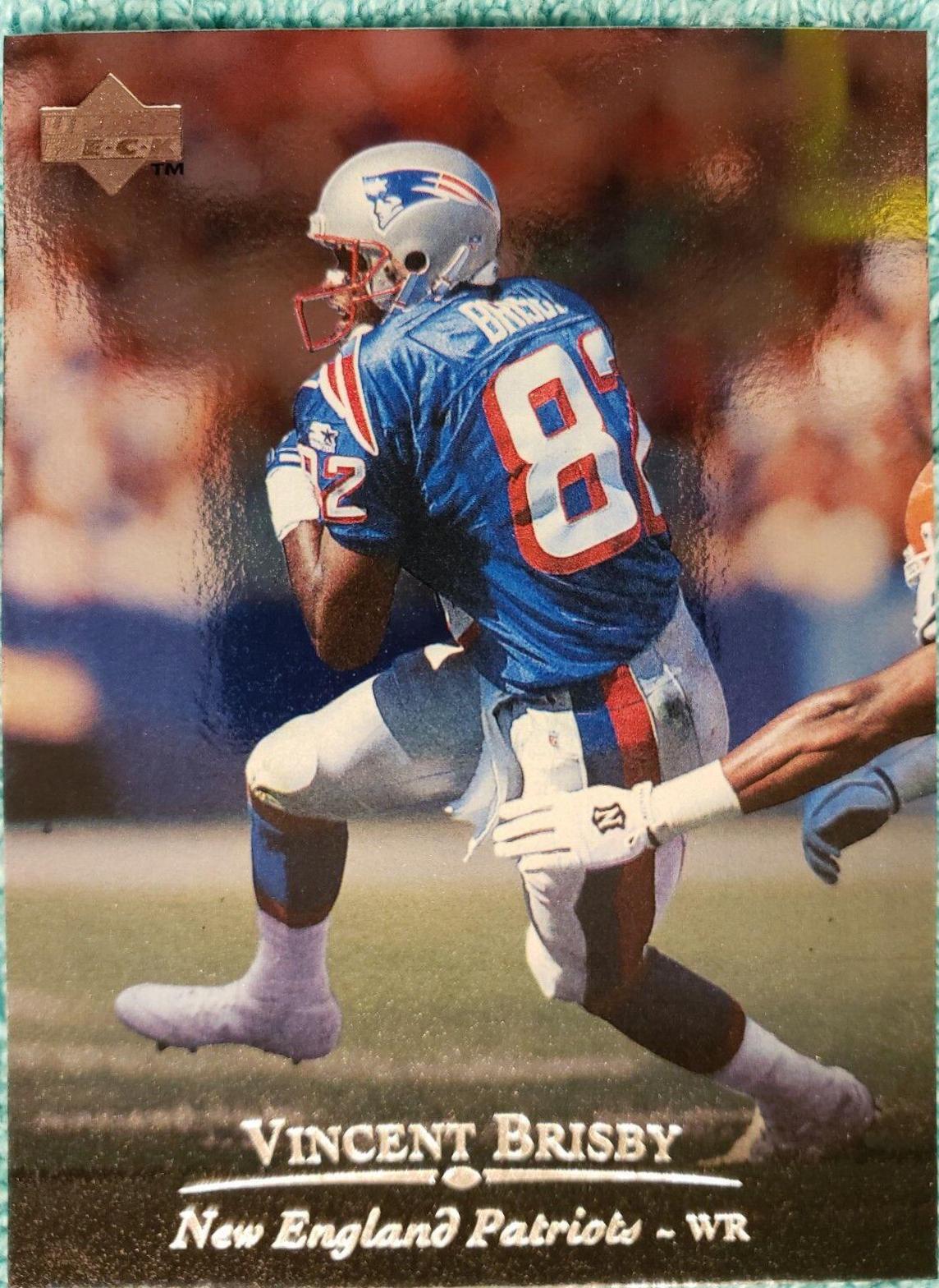 Vincent Brisby #48 Football Cards 1996 Upper Deck Silver