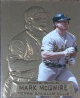 Mark McGwire #8 Baseball Cards 1997 Stadium Club Pure Gold