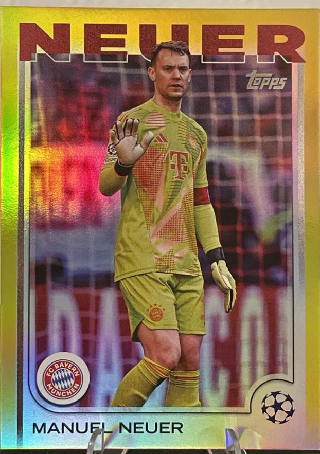 Manuel Neuer [Yellow Foilboard] #101 Prices | 2024 Topps UEFA | Soccer ...