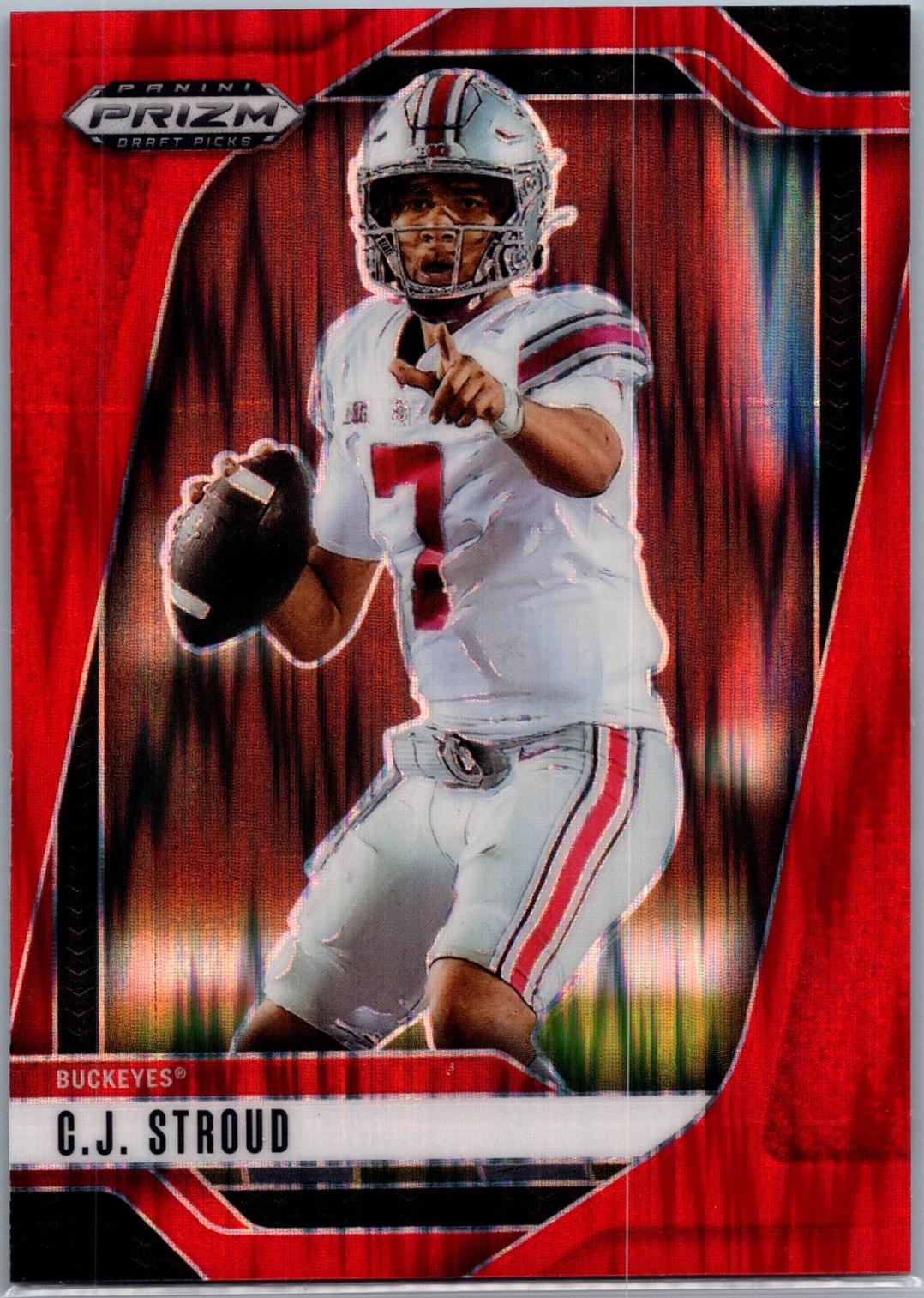 C.J. Stroud [Red Flash] #186