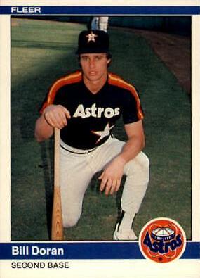 Bill Doran #225 Baseball Cards 1984 Fleer