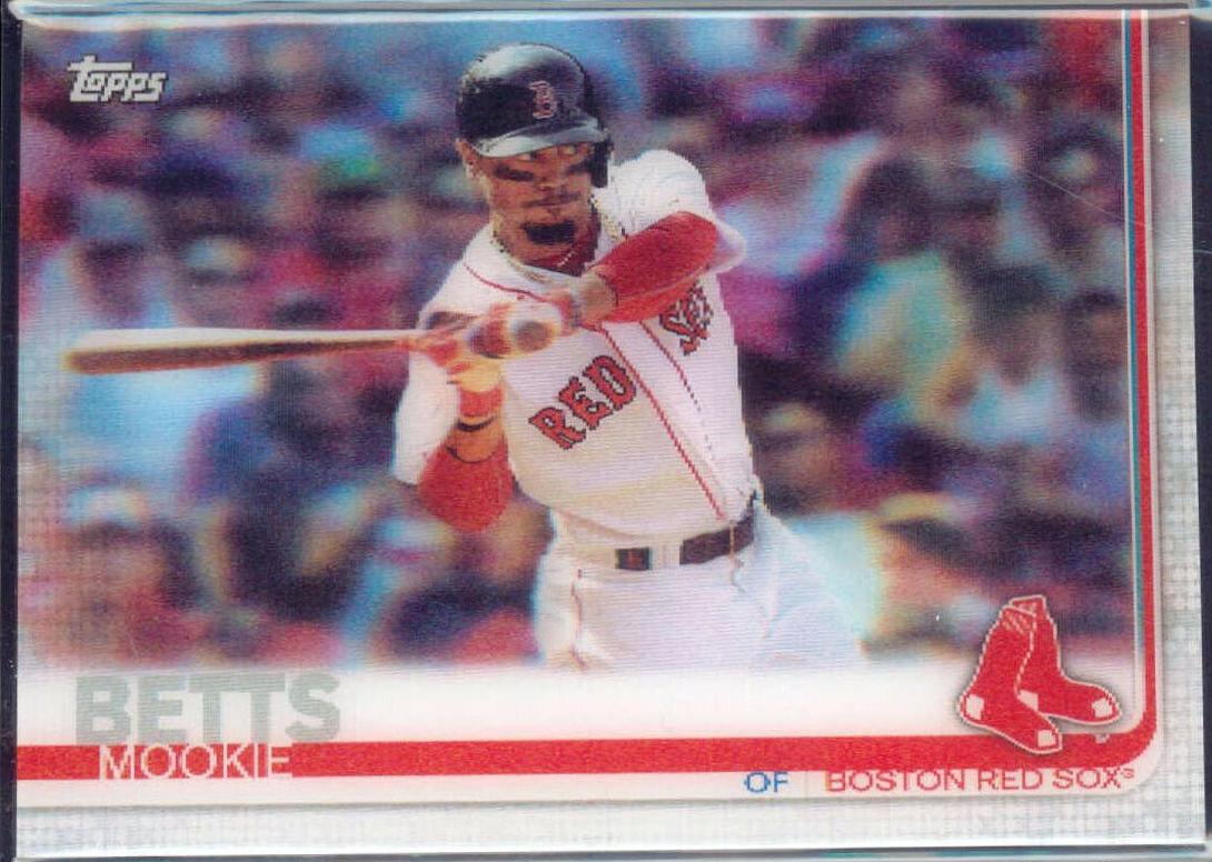 Mookie Betts #50 Baseball Cards 2019 Topps on Demand 3D