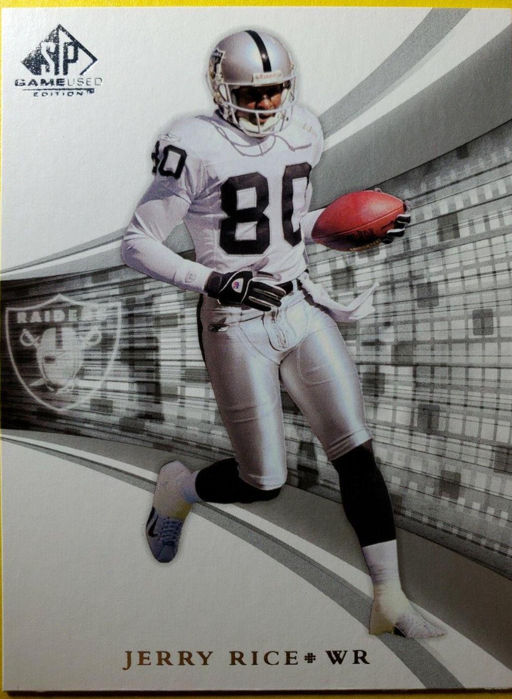 Jerry Rice #69 2004 Sp Game Used Football