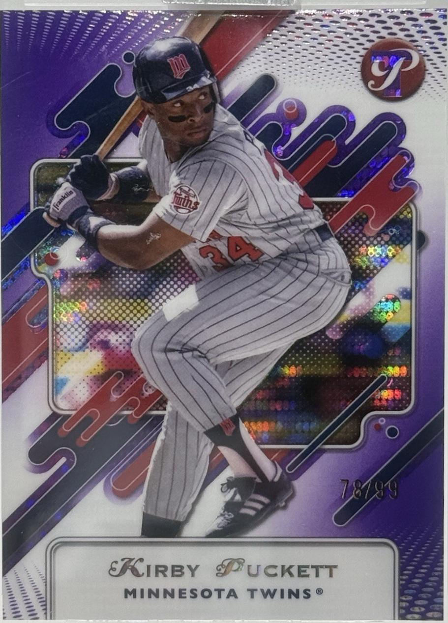 Kirby Puckett [Encased Purple Refractor] #173